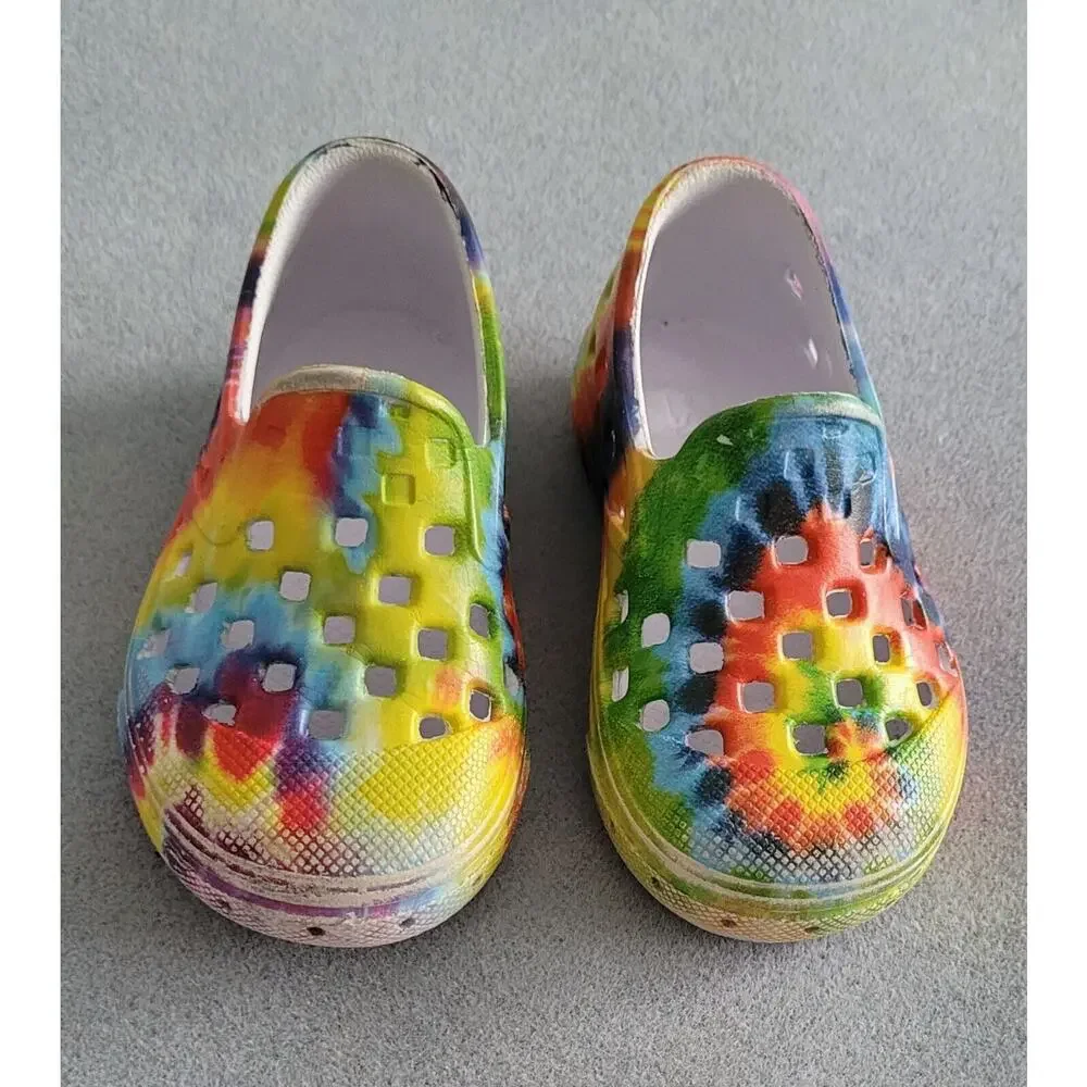 VANS TRK Infant/Toddler Sneakers/Slip-Ons/Water Shoes Tie-Dye-Sz 5-6
